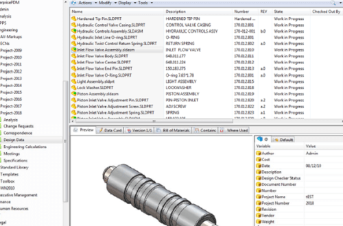 gestión de datos cad