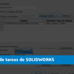 Programador de tareas de SOLIDWORKS