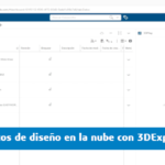 gestión de datos de diseño en la nube