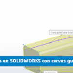 barridos en SOLIDWORKS con curvas guía