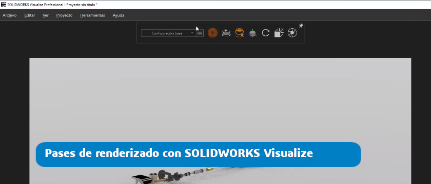 Pases de renderizado con SOLIDWORKS Visualize