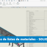 crear plantillas de listas de materiales con SOLIDWORKS