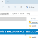 Error Conectando a 3DEXPERIENCE en SOLIDWORKS