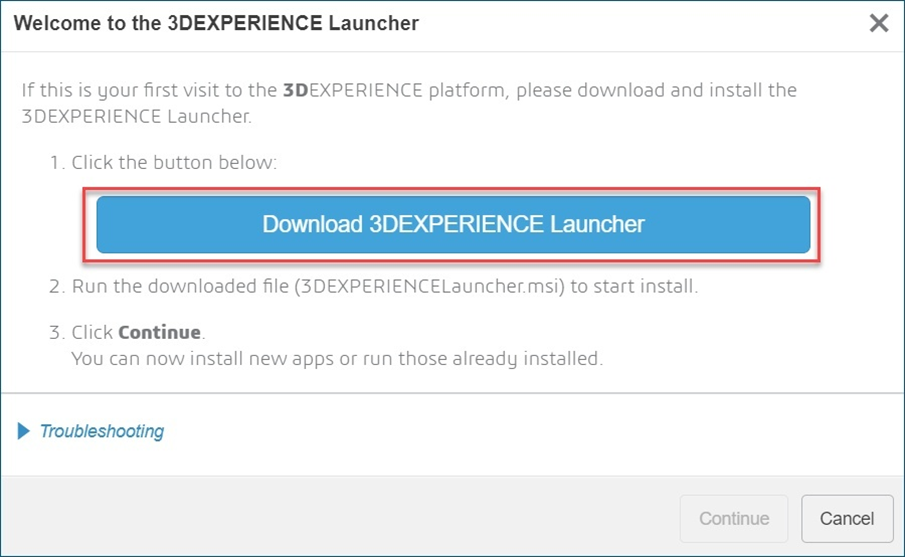 debes darle al botón download 3dexperience launcher para instalar SOLIDWORKS Connected