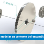 Advertencia al modelar en contexto del ensamblaje