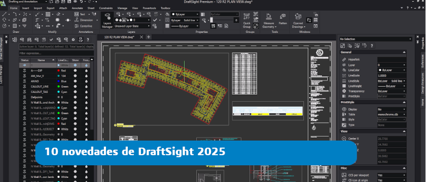 10 novedades de DraftSight 2025