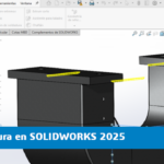 CORDON RANURA SOLIDWORKS 2025