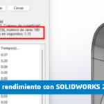 EVALUACION RENDIMIENTO SOLIDWORKS