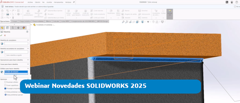 webinar novedades solidworks 2025