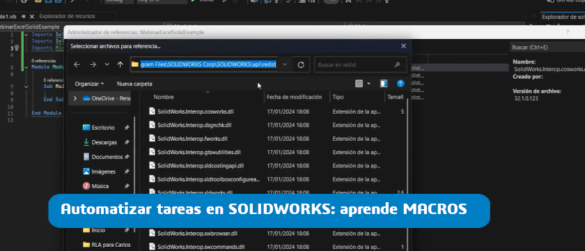 automatizar tareas solidworks macros