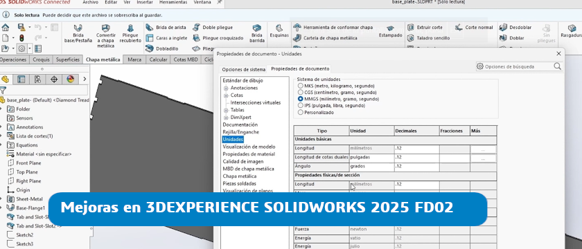 MEJORAS EN 3DEXPERIENCE SOLIDWORKS 2025