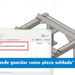 error 3DEXPERIENCE guardar pieza soldada