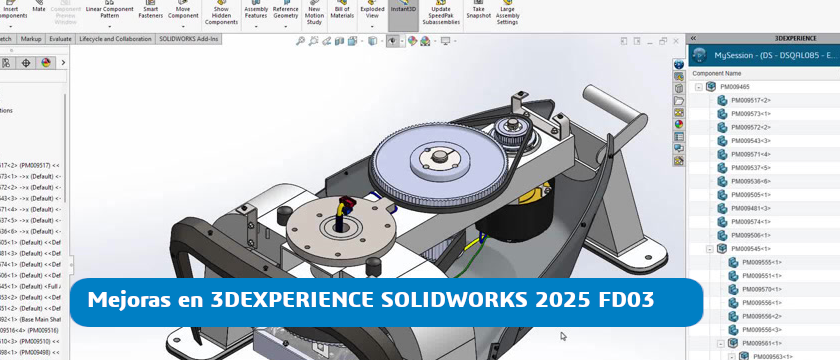 MEJORAS 3DEXPERIENCE SOLIDWORKS 2025 FD03