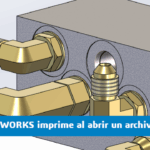 Por qué SOLIDWORKS imprime al abrir un archivo