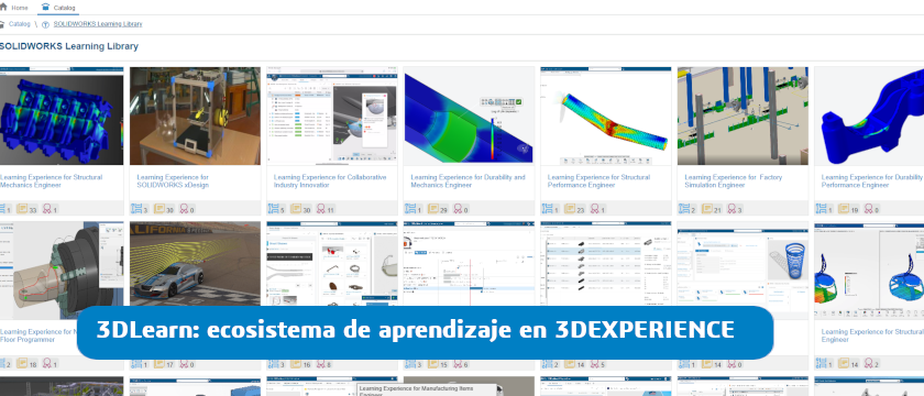3DLEARN ecosistema aprendizaje 3dexperience