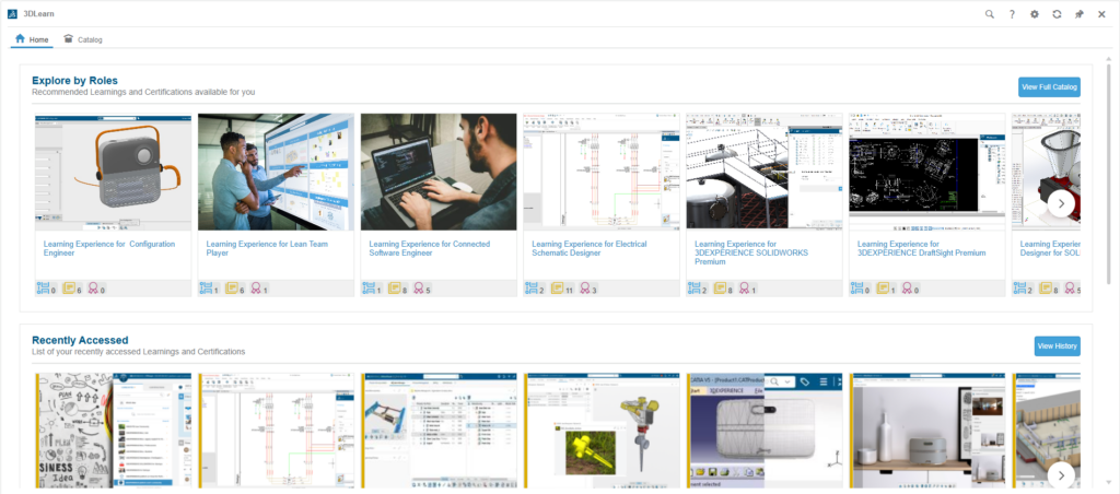 ejemplo de la interfaz de 3DLearn