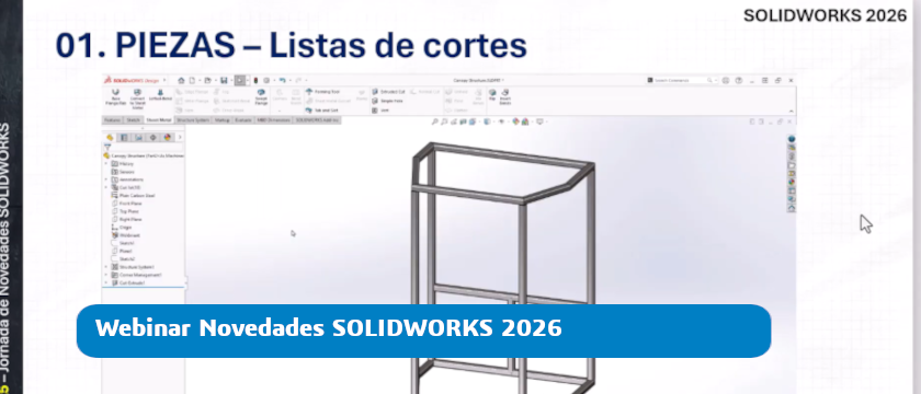 Webinar novedades solidworks 2026