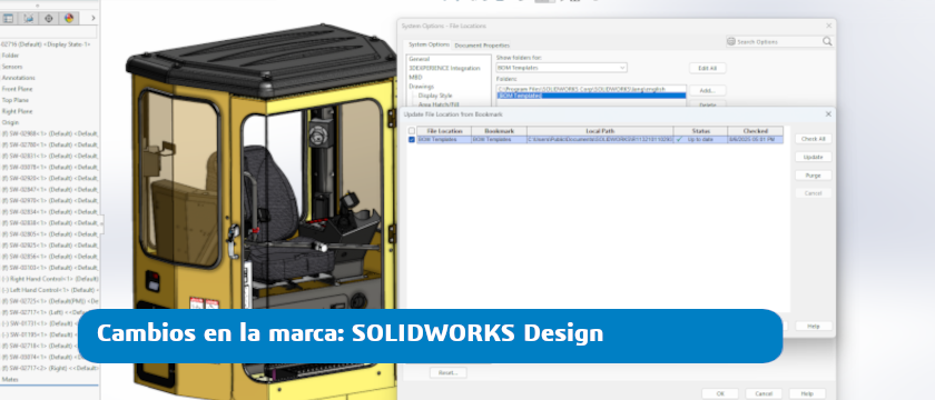 cambios en la marca solidworks design