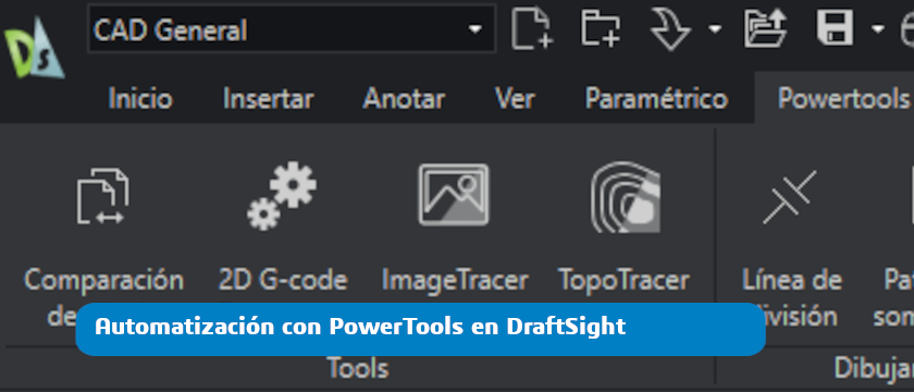 Automatización con PowerTools en DraftSight