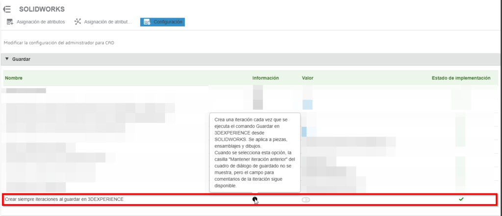 iteraciones en 3dexperience