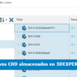 EXPORTAR ARCHIVOS CAD ALMACENADOS 3DEXPERIENCE