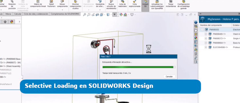 selective loading solidworks design