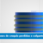 Cómo reparar relaciones de croquis perdidas o colgantes en SOLIDWORKS Design