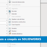 Imagen de croquis SOLIDWORKS: convierte imagen a geometría