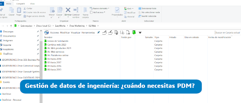 gestión de datos de ingeniería cuando necesitas pdm
