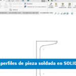 perfiles de pieza soldada SOLIDWORKS